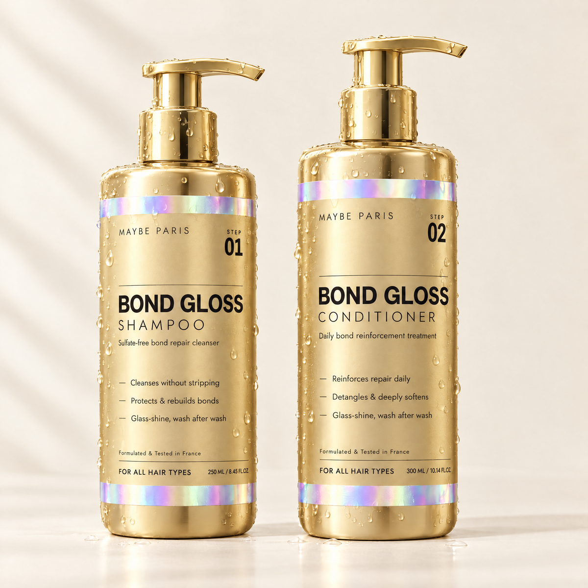 Bond Gloss Shampoo und Conditioner